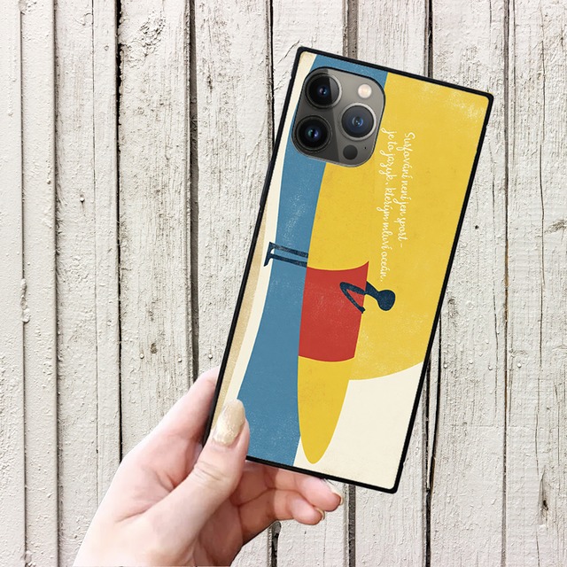 iPhoneケース サーフ 北欧レトロポップ｜レトロサーフ風スマホケース NOR061