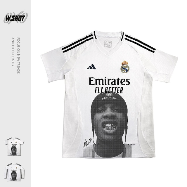 VINTAGE ストリート ASAP ROCKY サッカーTシャツ T2269 VINTAGE ストリート ASAP ROCKY サッカーTシャツ T2269