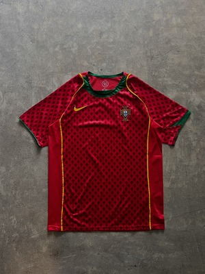 NIKE ポルトガル代表 ホームユニフォーム Total 90 ナイキ ゲームシャツ L レッド