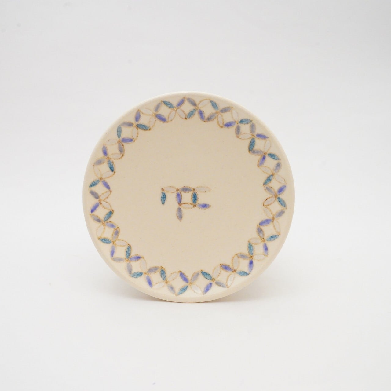 【友田 多紀】3.5寸皿 七宝 5-A