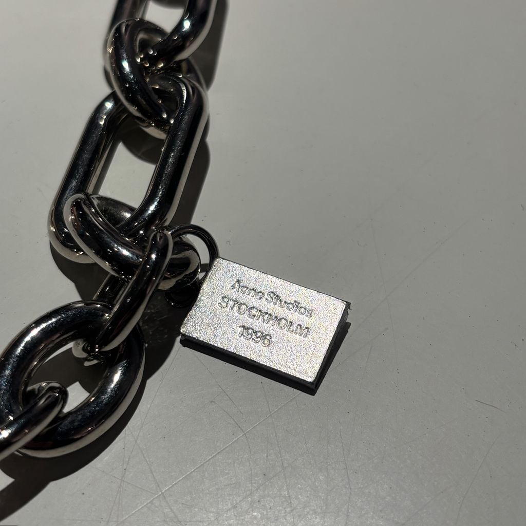 Acne Studios アクネストゥディオズ 25SS Logo Padlock Necklace