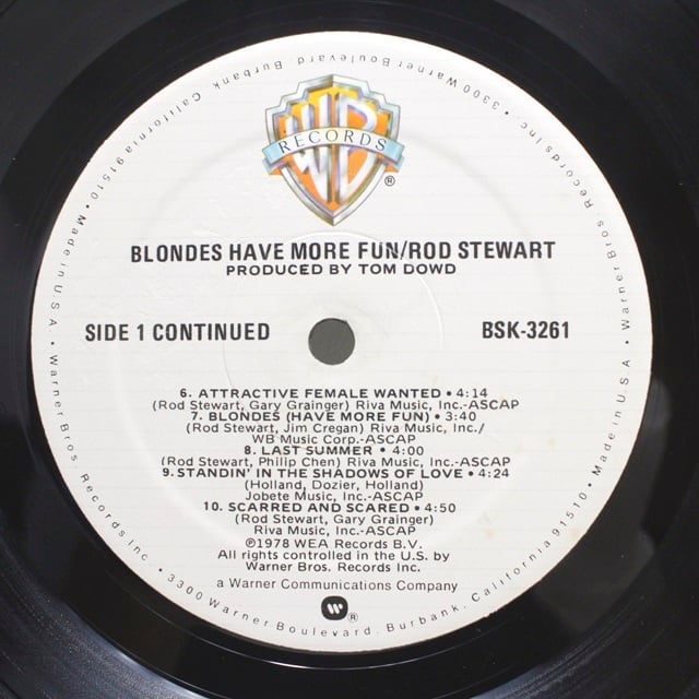 Rod Stewart / Blondes Have More Fun [BSK 3261] - 画像4