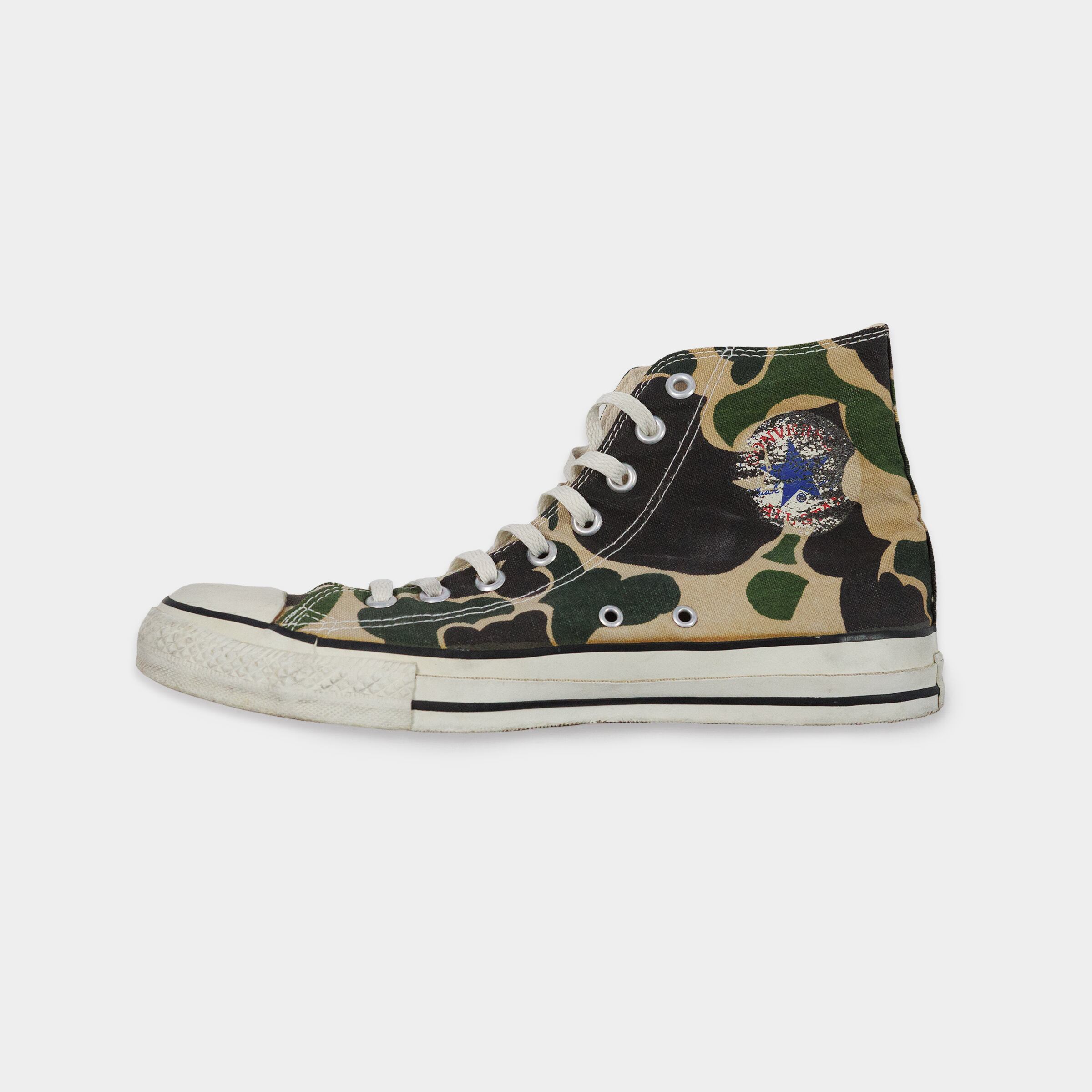 80s Converse All Star Hi 83 Camo | Fashion House