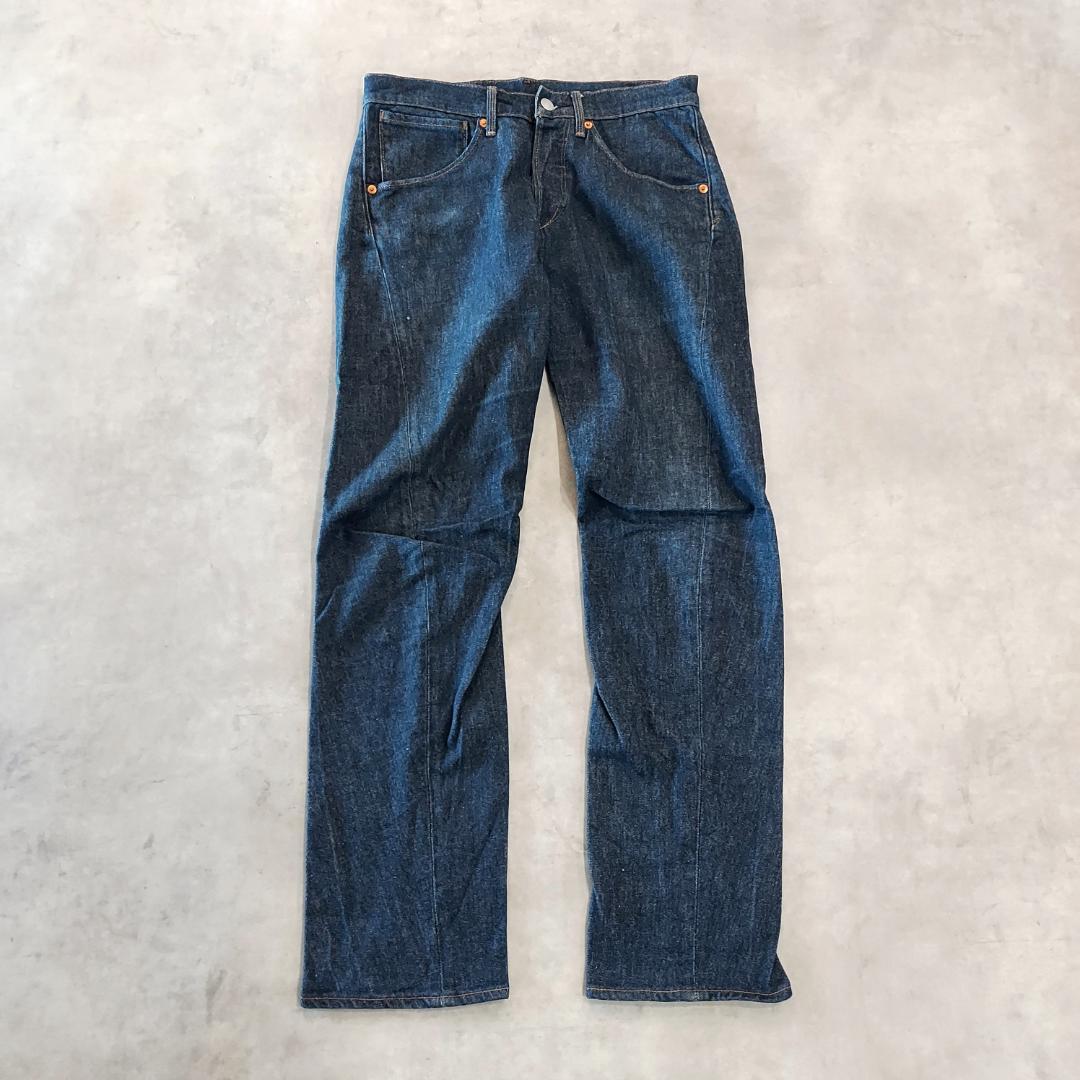 リーバイス エンジニアード ジーンズ ボトム W28 青 古着 立体 20202