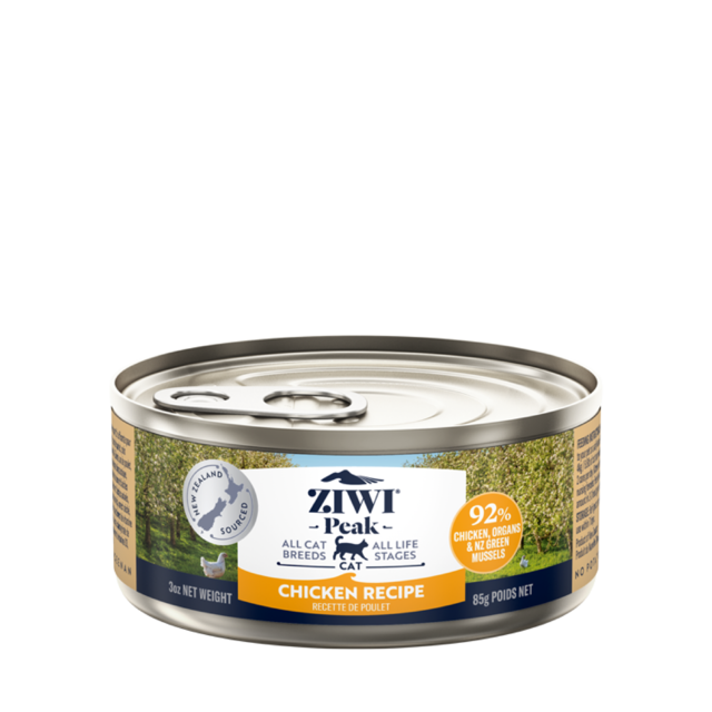 ZIWI Peak (ジウィ ピーク) キャット缶 チキン 85g｜全猫種・全年齢対応 【正規品】