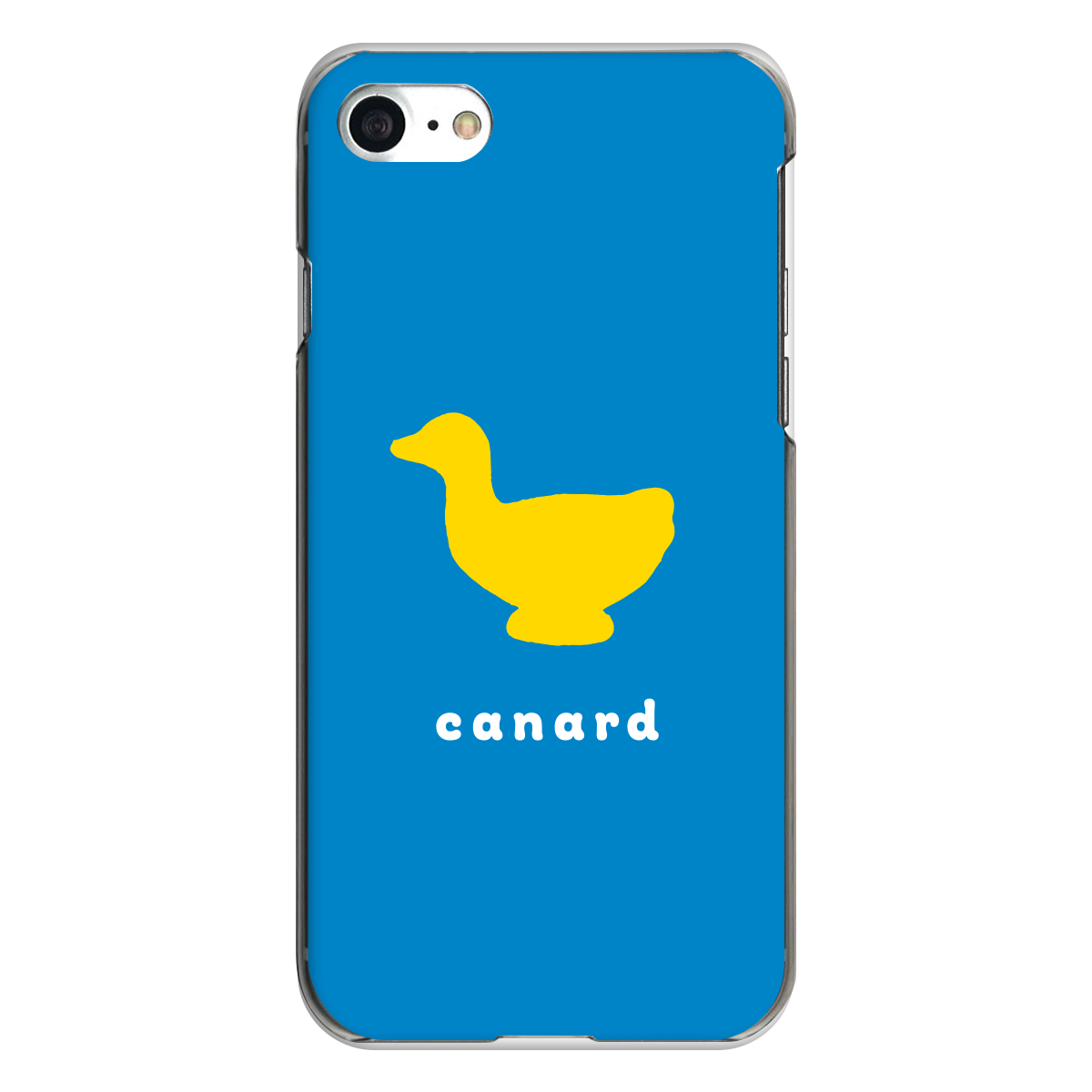 iPhone対応 スマホ ハードケース クリア アヒル シルエット 動物 デザイナーズ 【iPhone17 / iPhone16e / AQUOS / Xperia 他 iPhone / Android ほぼ全機種対応】 |desr2780