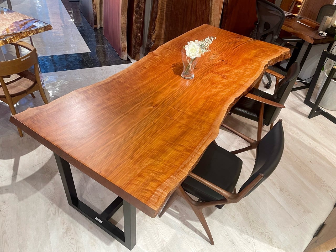 Premium】桜（サクラ）_2250×840‐1020×70_青山店_テーブル天板