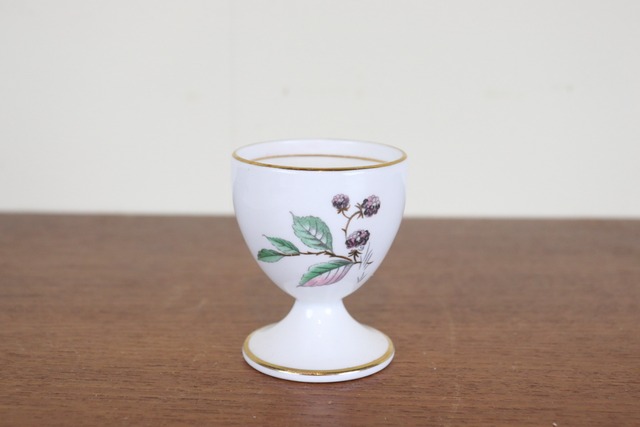 エインズレイ　ベリーレーン　エッグカップ　エッグスタンド　ヴィンテージ　AYNSLEY　Berry Lane　イギリス　に2510