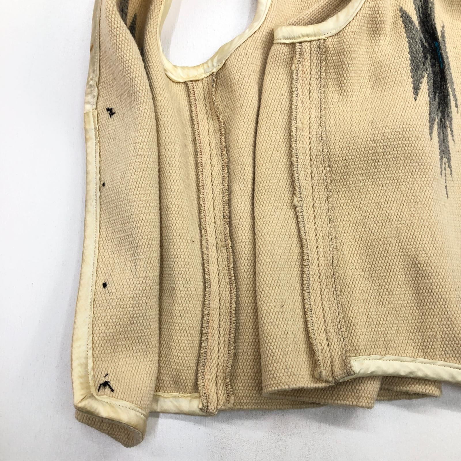 ORTEGA`S CHIMAYO VEST オルテガ ベスト チマヨベスト オフホワイト