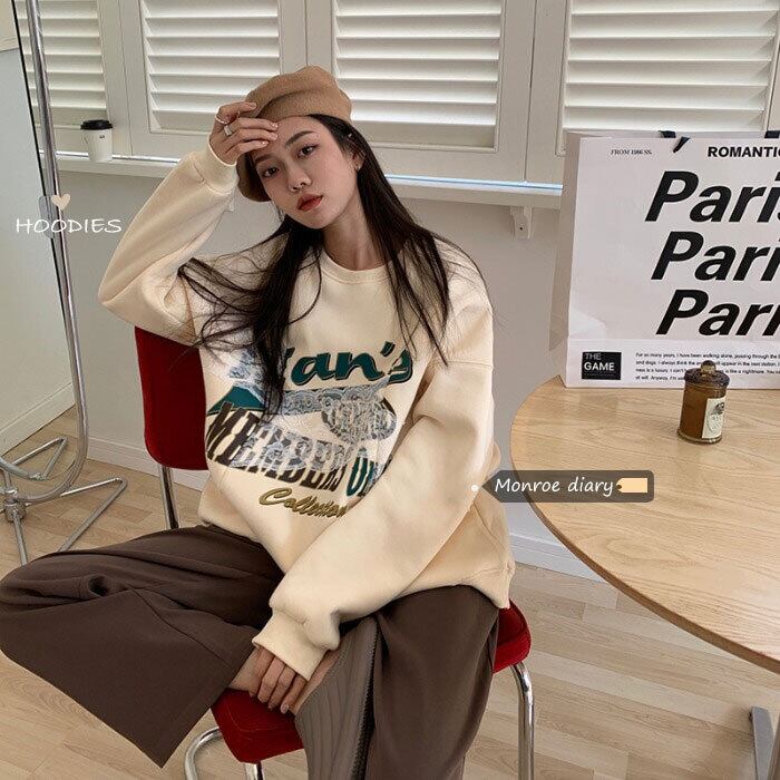 セーター レディースベルベットコート スプリングルーズトップス 春物 モンロー35997138710