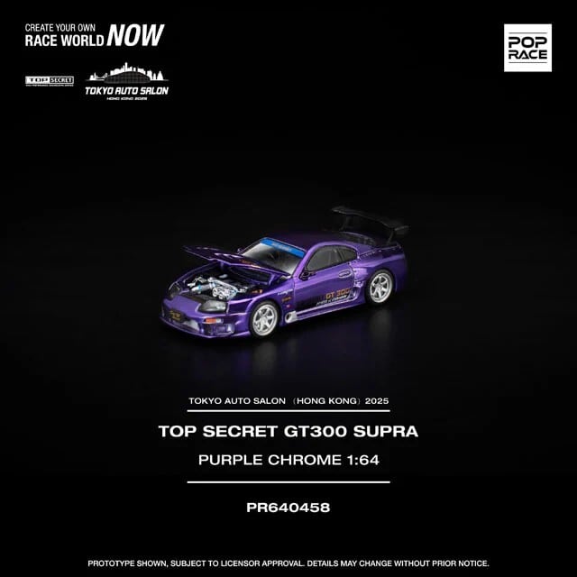 TOKYO AUTO SALON HONG KONG 2025限定】POP RACE Top Secret GT300