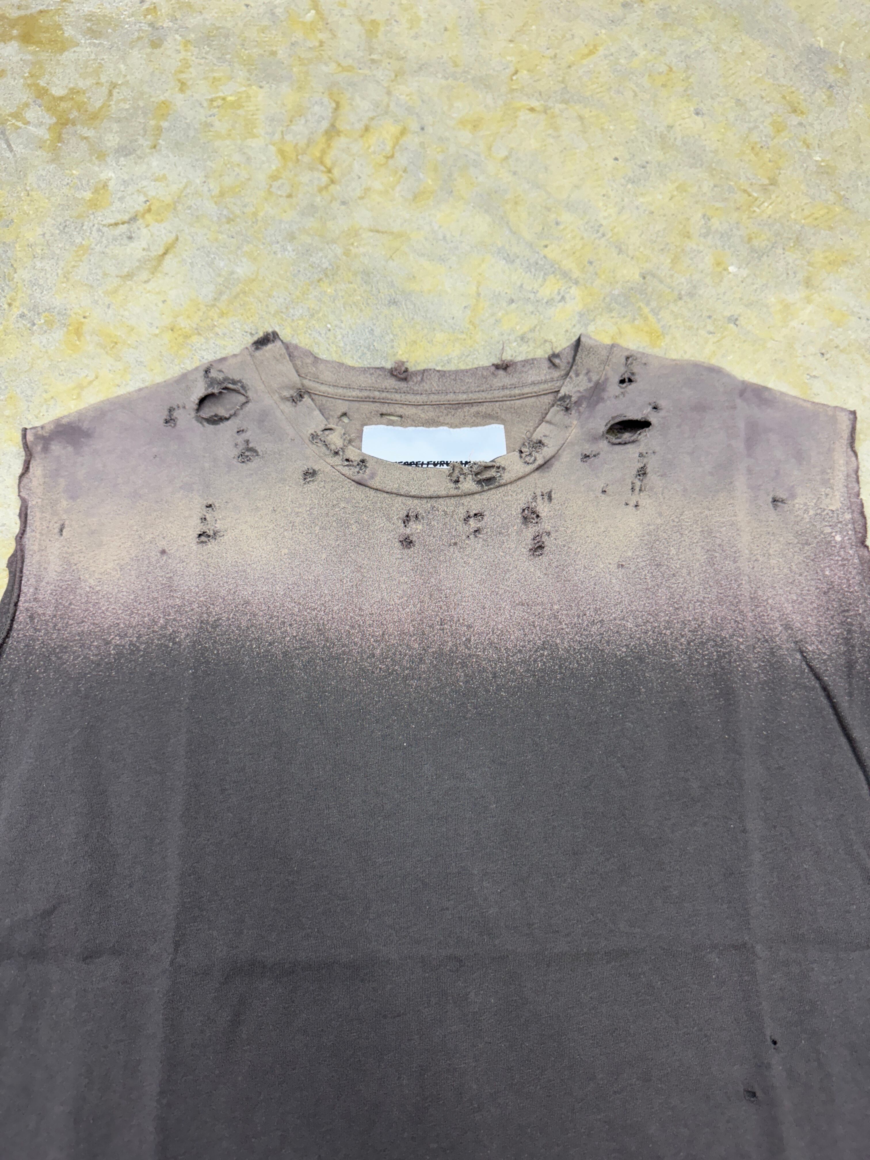 Teppei Furuyama | NO SLEEVE T-SHIRT | GRAY | HOWDAY