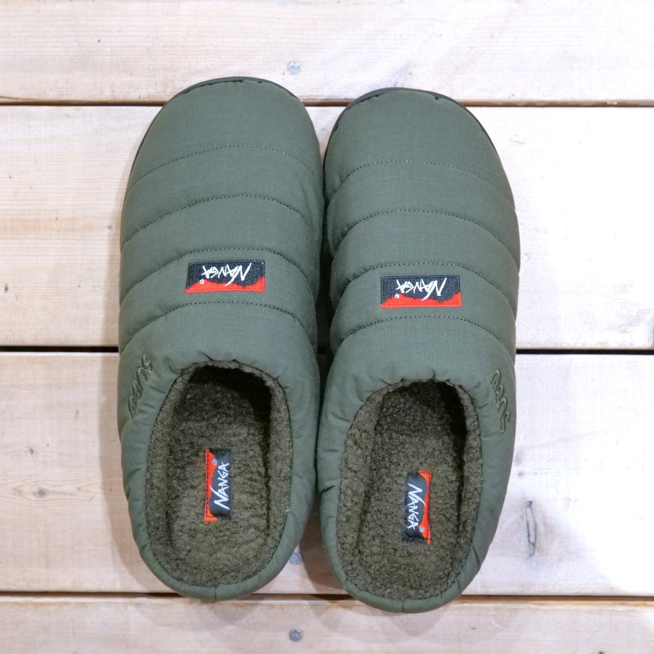SUBU x NANGA HINOC WINTER SANDAL khaki NAG-512 スブ×ナンガ