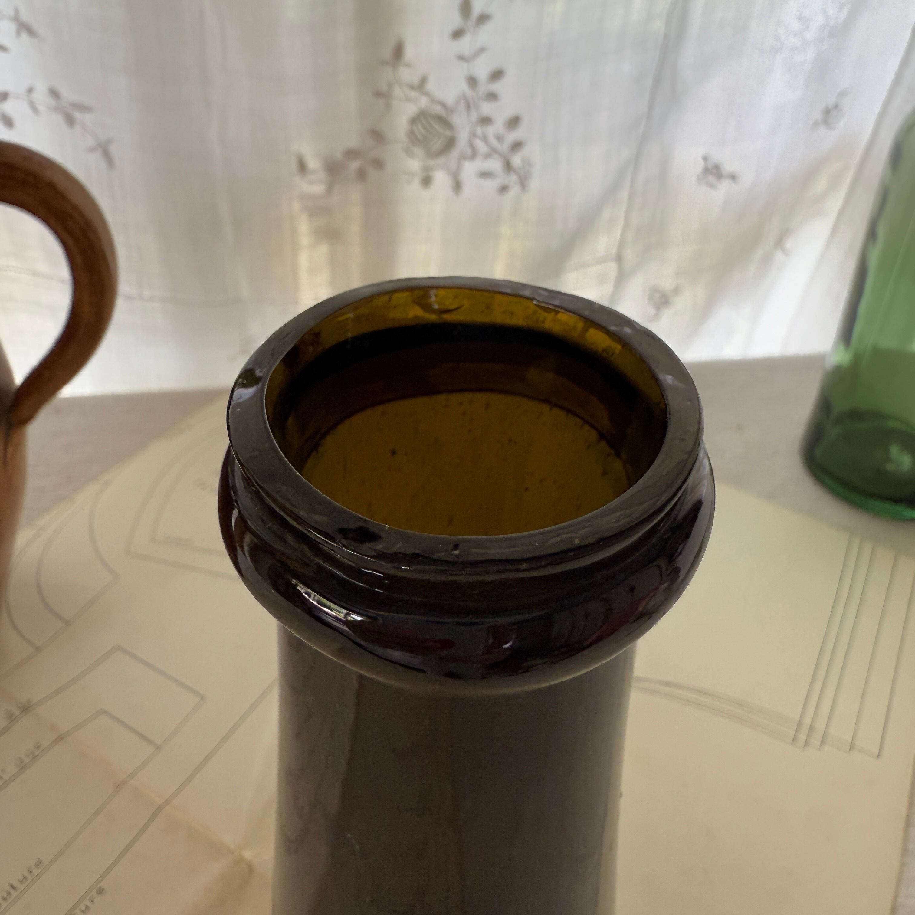 19th Century French Antique Truffle Strage Bottle/19世紀のトリュフ