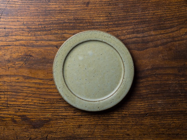 SHIROUMA 洋皿 15cm 緑青（ケーキ皿・ソーサー）／長谷川 哲也