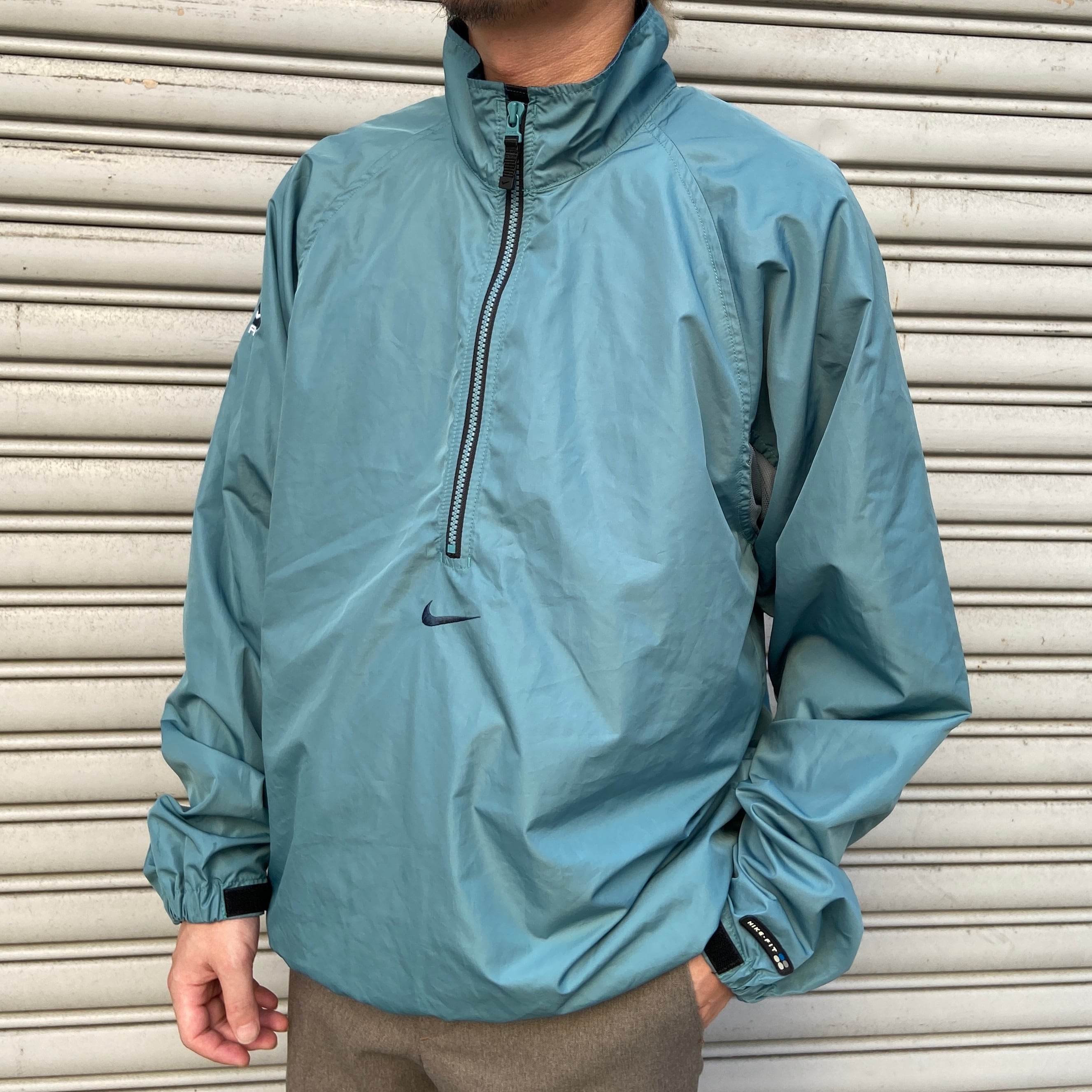 ACG ナイキ ハーフジップナイロンジャケッM 90s 00's パッカブル