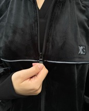 【X-girl】VELOUR TRACK JACKET【エックスガール】