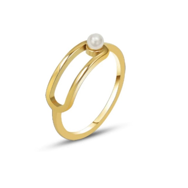 SIDE PEARL RING