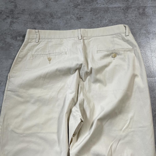 90-00s Ralph Lauren 33/30 ベージュチノパンツ 詳細写真8