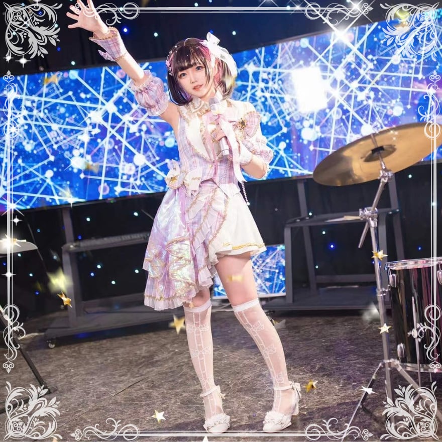 人気No1 一部国内発送可 ロリータ通販 SEASONZ キラキラ アイドル衣装 JSK ジャンパースカート つけ襟 コンカフェ ステージ 衣装  イベントコスプレ ガーリー かわいい かっこいい 秋葉原系 ロマンティック ゆめかわ ロリィタ lolita おしゃれ増し ろりーた 服 |  ロリータ通販