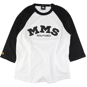 MMS RAGLAN! 3/4 SLEEVE /ホワイトxブラック