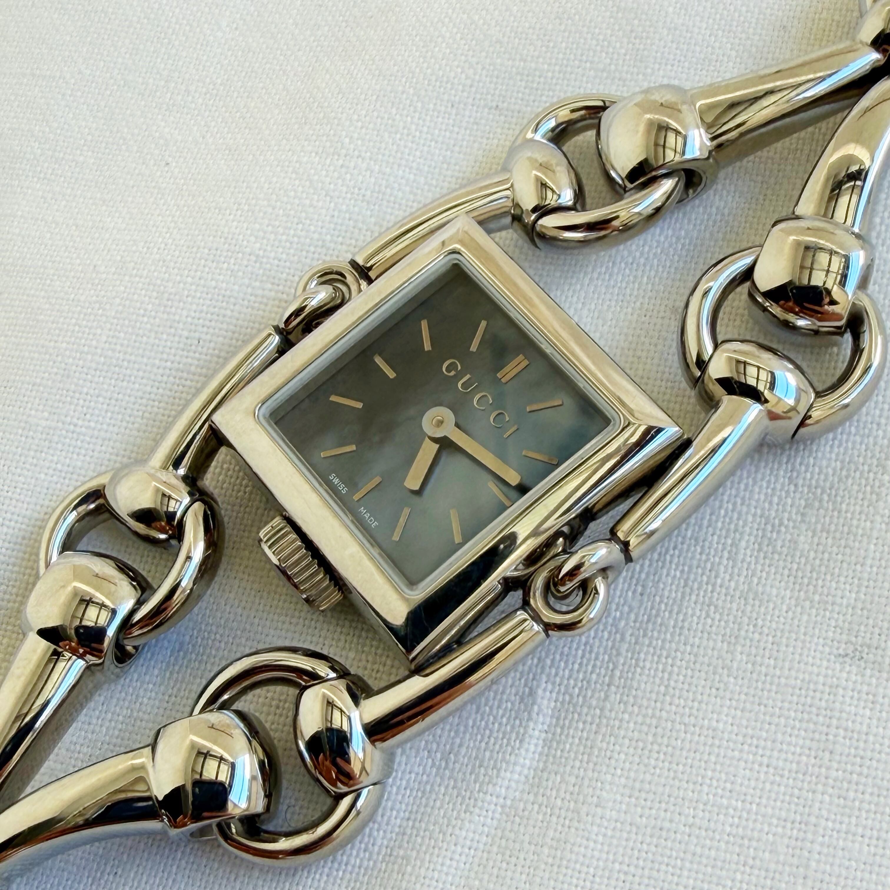 GUCCI shell Dial bit belt watch | TOKYO LAMPOON online shop