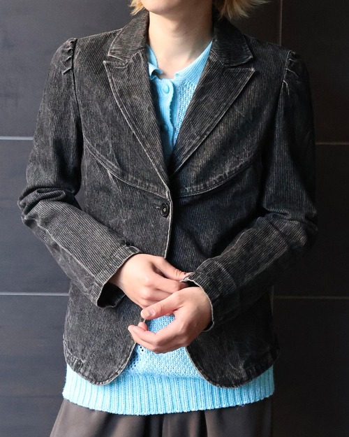 denim tailored jacket