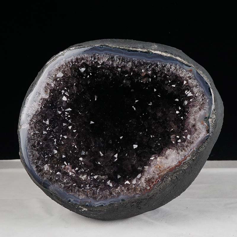 7.9Kg アメジスト ドーム ウルグアイ産 サークルジオード 原石 Amethyst アメシスト 紫水晶 一点物 174-1371