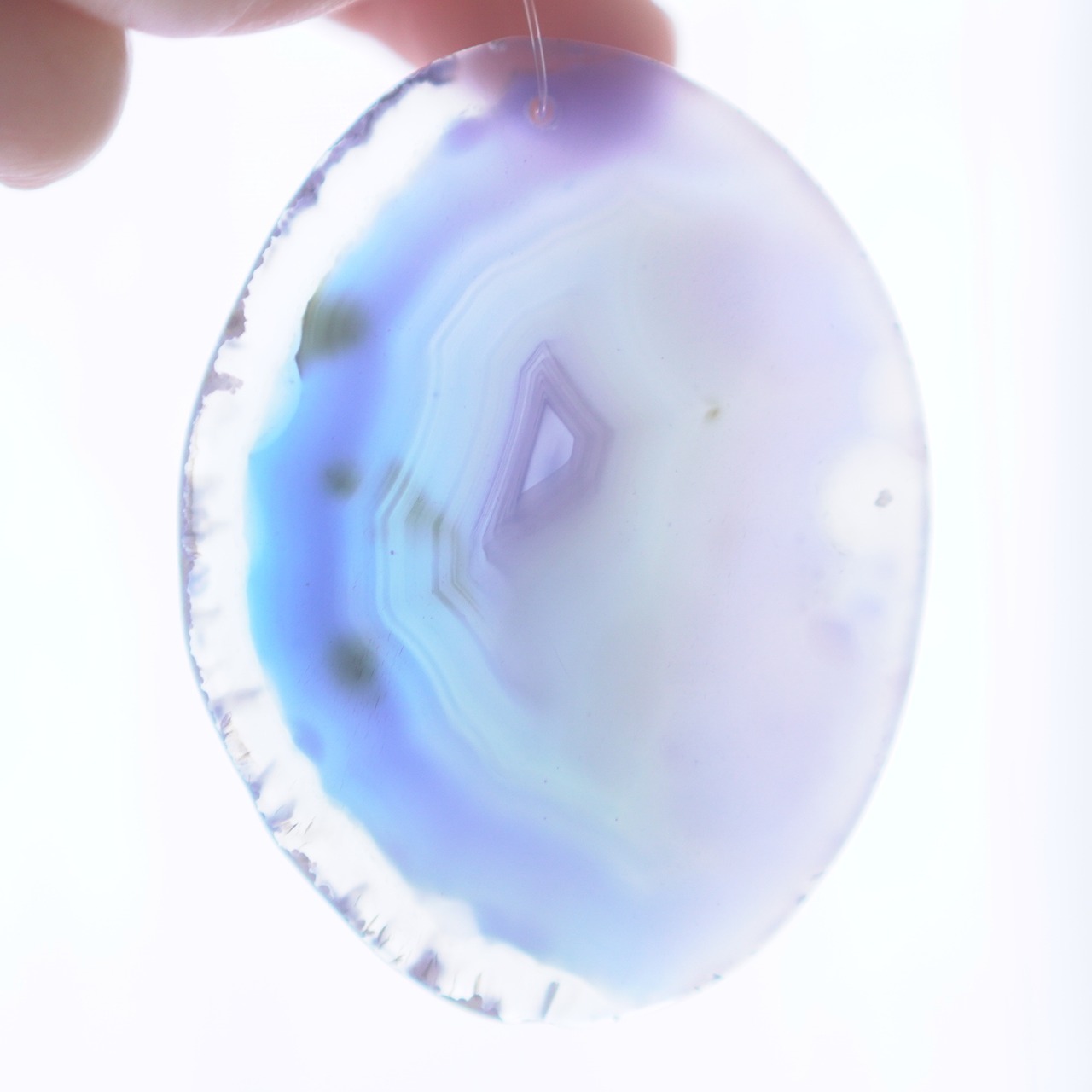 Blue Planet 02 - アゲートヒーリングチャイム / Agate Sun Catcher Wind Chime 441