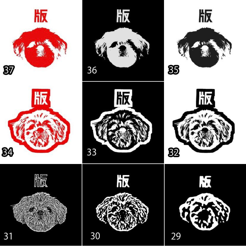犬版ロゴ缶バッジ／Zピン 25mm［全100種］ | INKDOGPRINT ORIGINALS