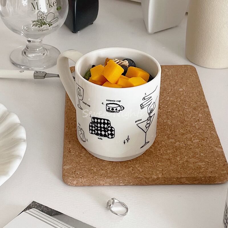 【CUP】セラミックスマークカップ