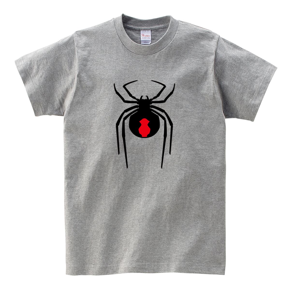 セアカゴケグモ Tシャツ am57 猛毒 超危険生物 SPIDER ハロウィンの衣装に！