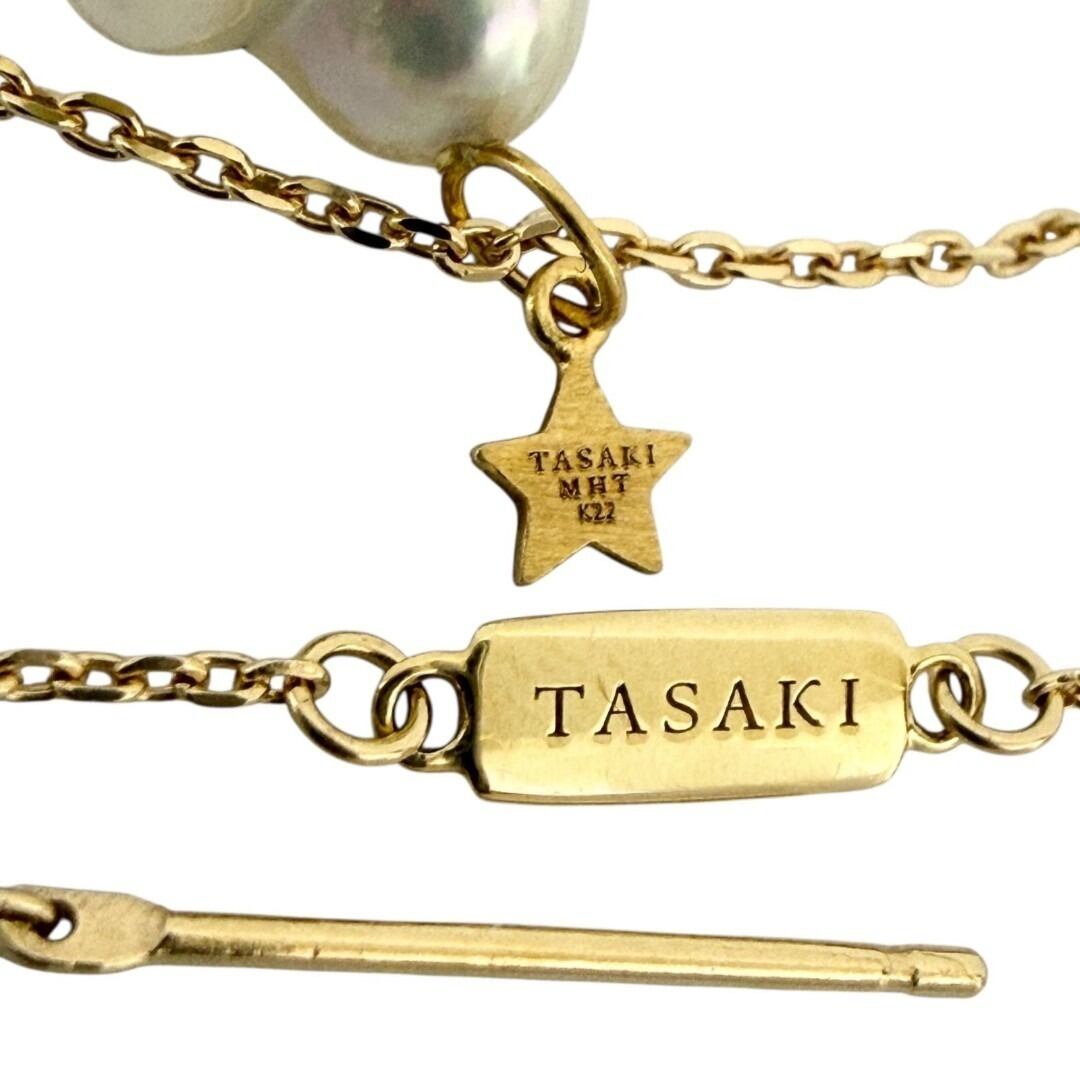 タサキ MHT ペンダント ネックレス K18 K22 ゴールド パール ハート