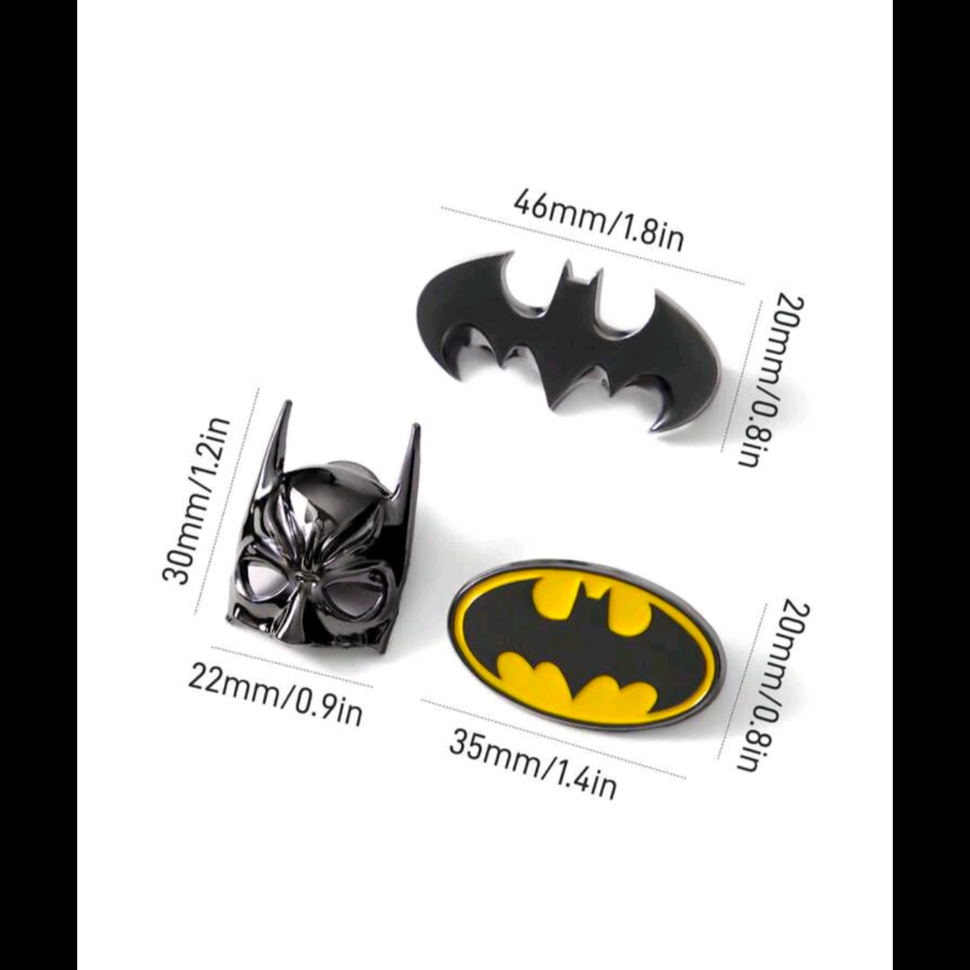 ♧送料無料！ ★ピンズ PINS★ピンバッジ 【 BATMAN ( バットマン ) 】ピンズ3個SET 〚アメリカン雑貨 アメトイ〛