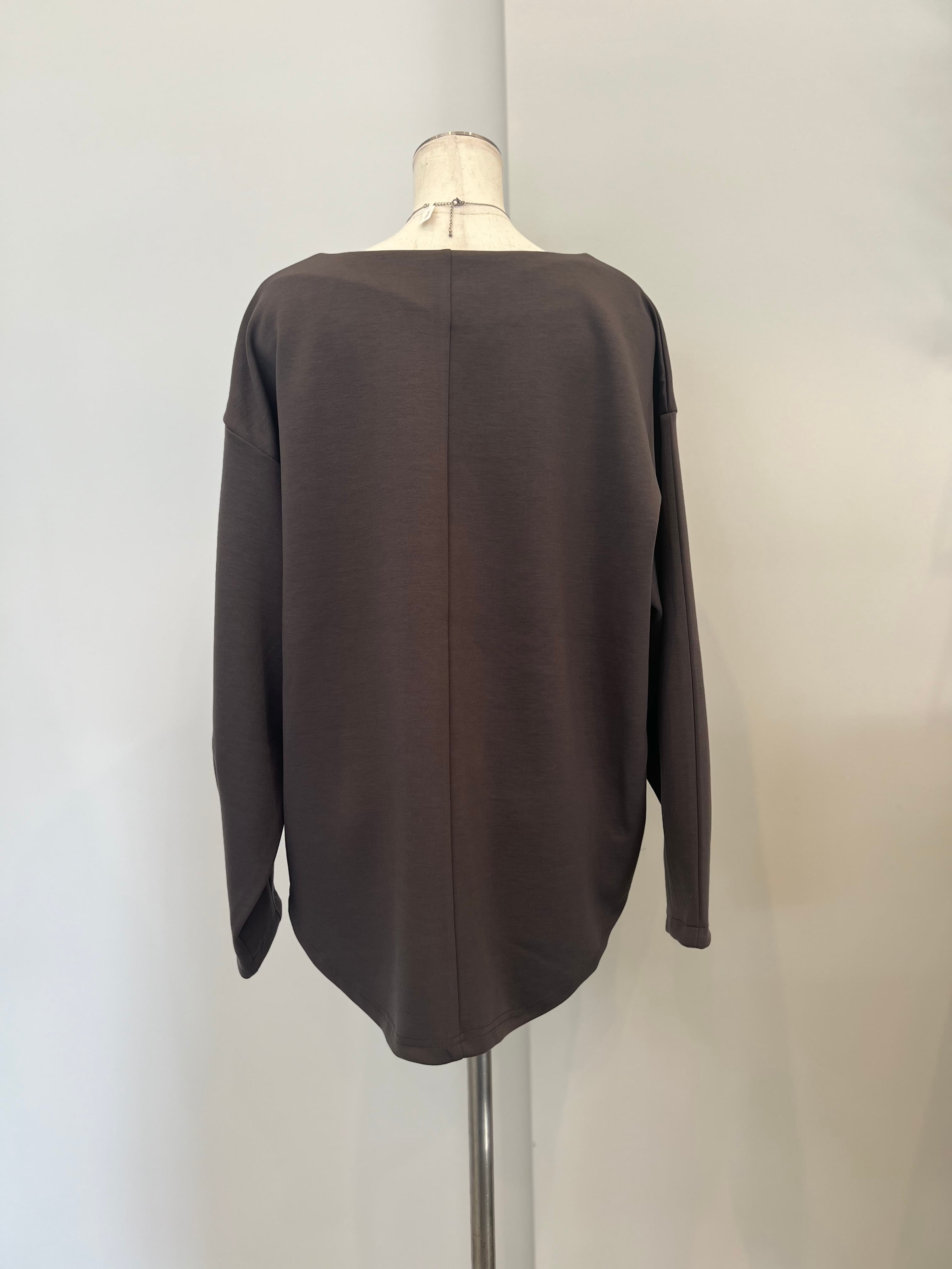 【SELECT】ダーツスリーブダンボールニットプルオーバー 45-0699