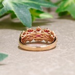 ルビー デザインリング K18(PG) / 1.480ct / DA 0.450ct