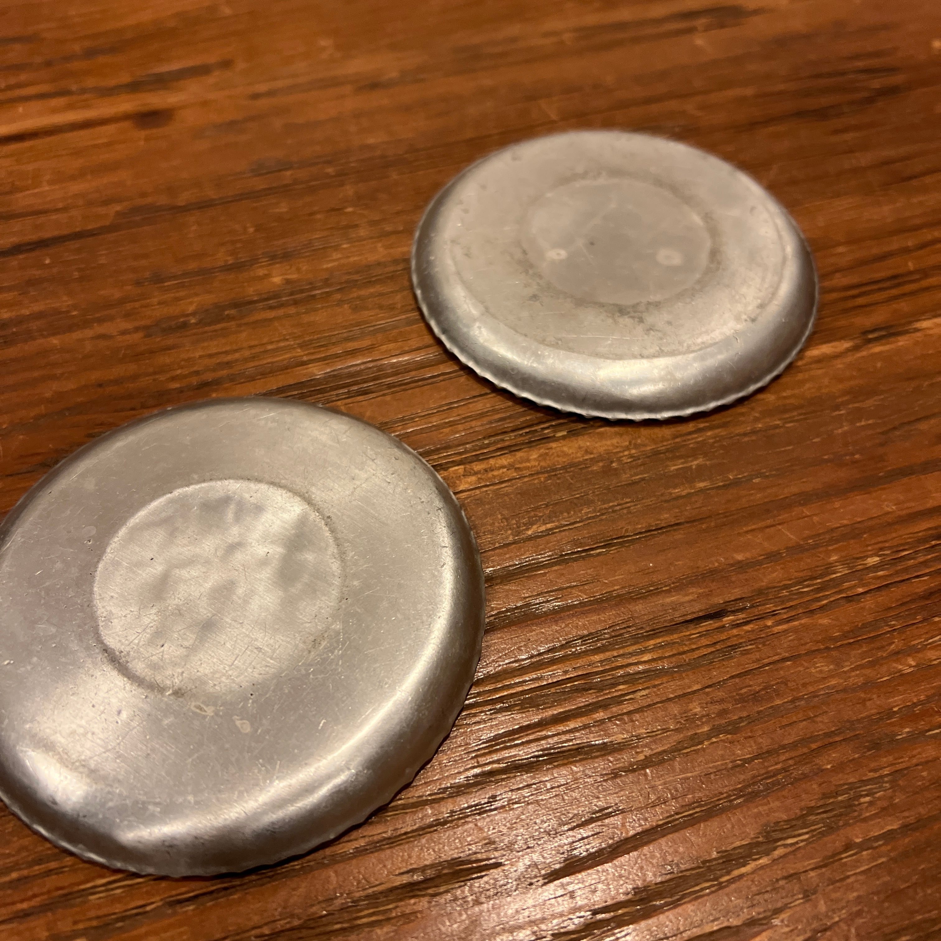 アルミのコースター ヴィンテージ 2枚セット