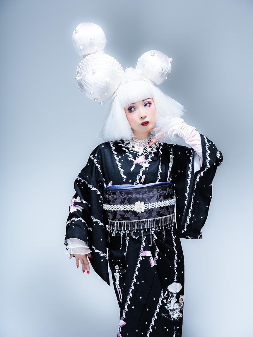 キモノグラース×KIMONOanne.×宇野亞喜良 コラボ着物 KIMONOanne.vol7
