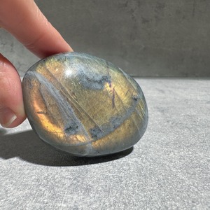 グレーのラブラドライト パームストーン 03◇ Labradorite palm stone ◇天然石・鉱物・パワーストーン