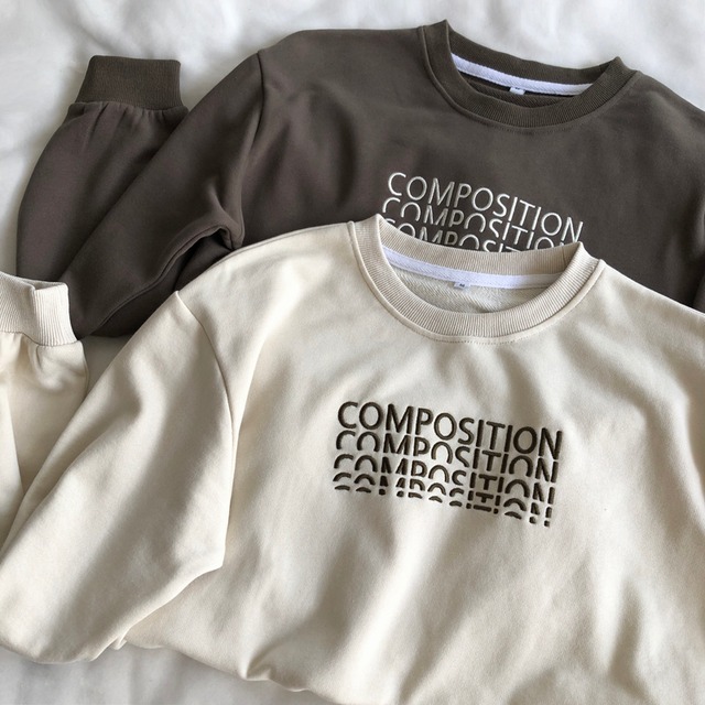 英字プリントトレーナー　　10470