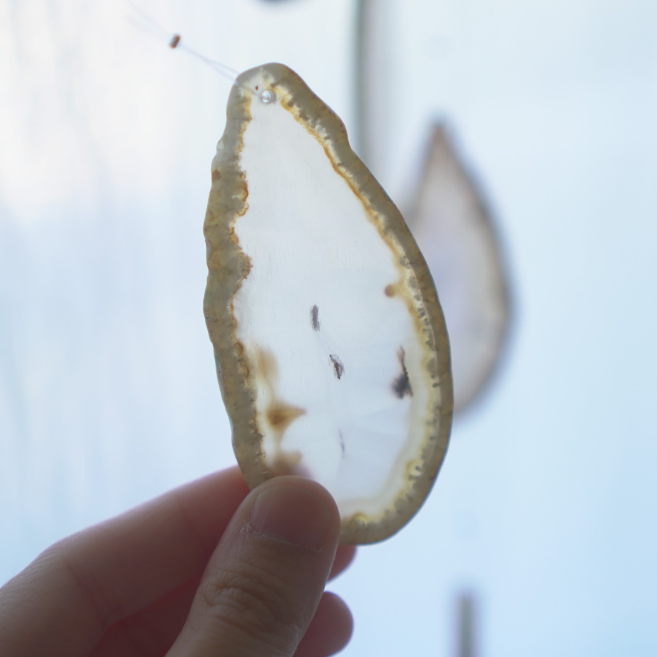 Spring Water 02 - アゲートヒーリングチャイム / Agate Sun Catcher Wind Chime 050