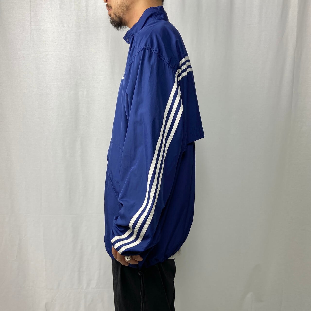 90年代 adidas アディダス ポリエステル プルオーバージャケット