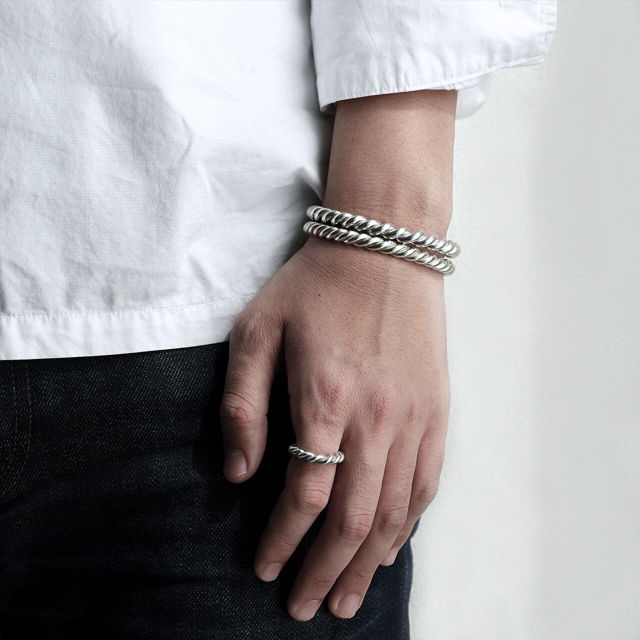 knit］twist ring a-02 | P.O.P jewelry