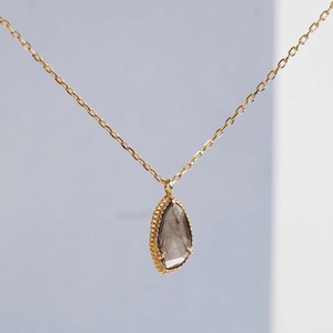 Gravity / Sliced Diamond Necklace / Yellow Gold（N225-YD）
