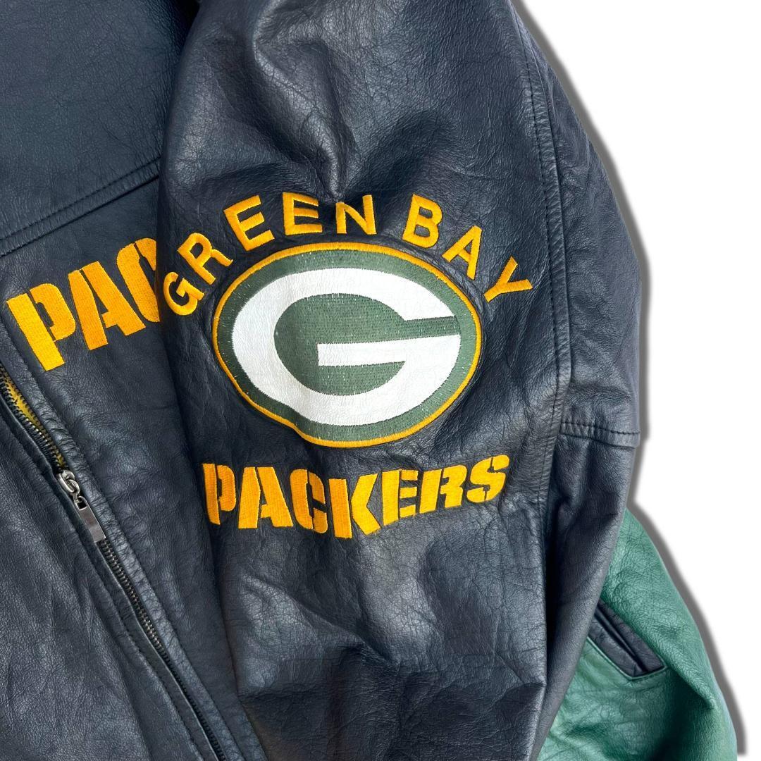 Green Bay Packers レザージャケット - ジャケット・アウター