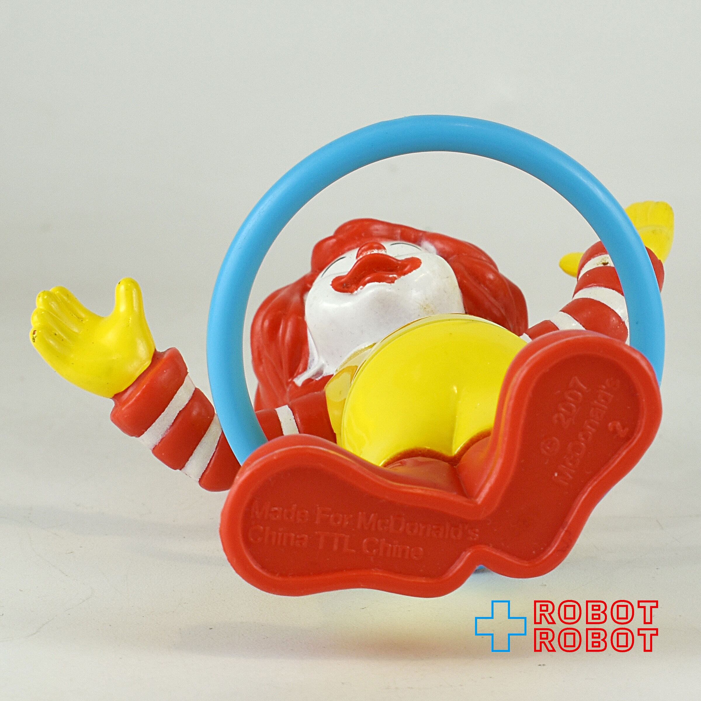 マクドナルド ハッピーミール ベビーロナルド フラフープ ブルー