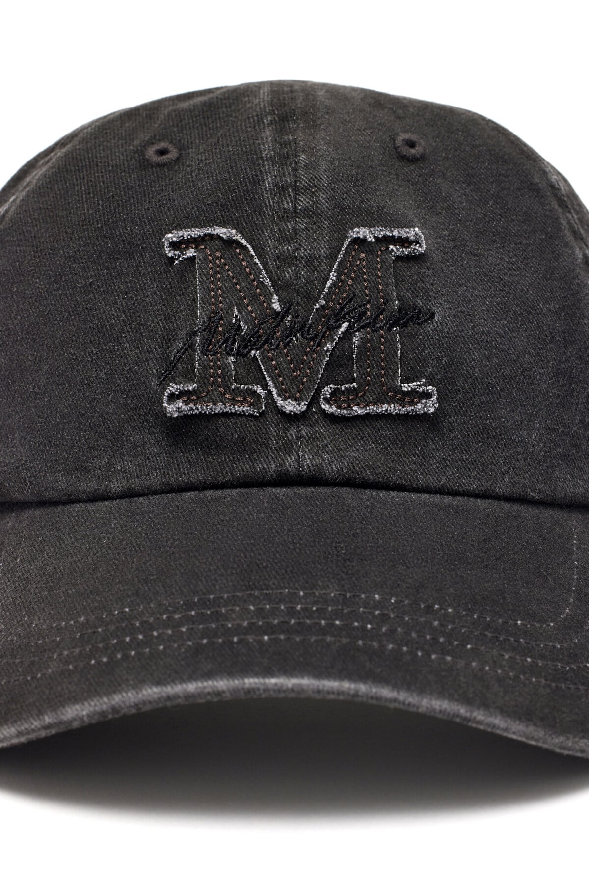 Matin Kim] MATIN CURSIVE BALL CAP IN CHARCOAL 正規品 韓国ブランド