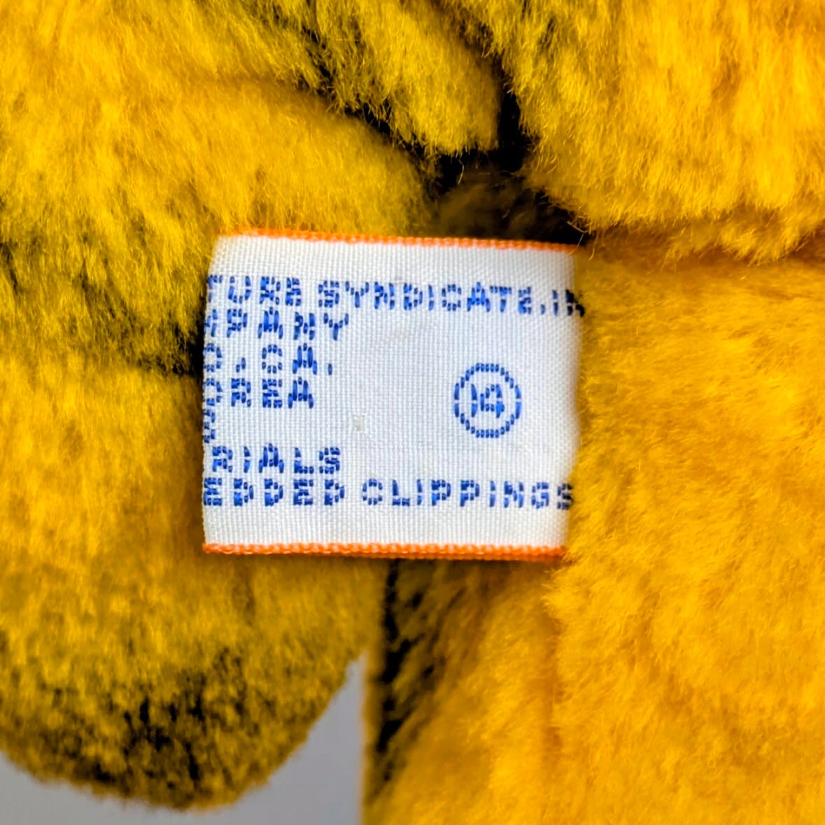 VINTAGE 1980年代初期 ☆【 Garfield ( ガーフィールド ) 】『 ガーフィールド / おすわり左向きM 』ぬいぐるみ プラッシュ plush 1980年代年製 〚アメリカン雑貨 アメトイ〛