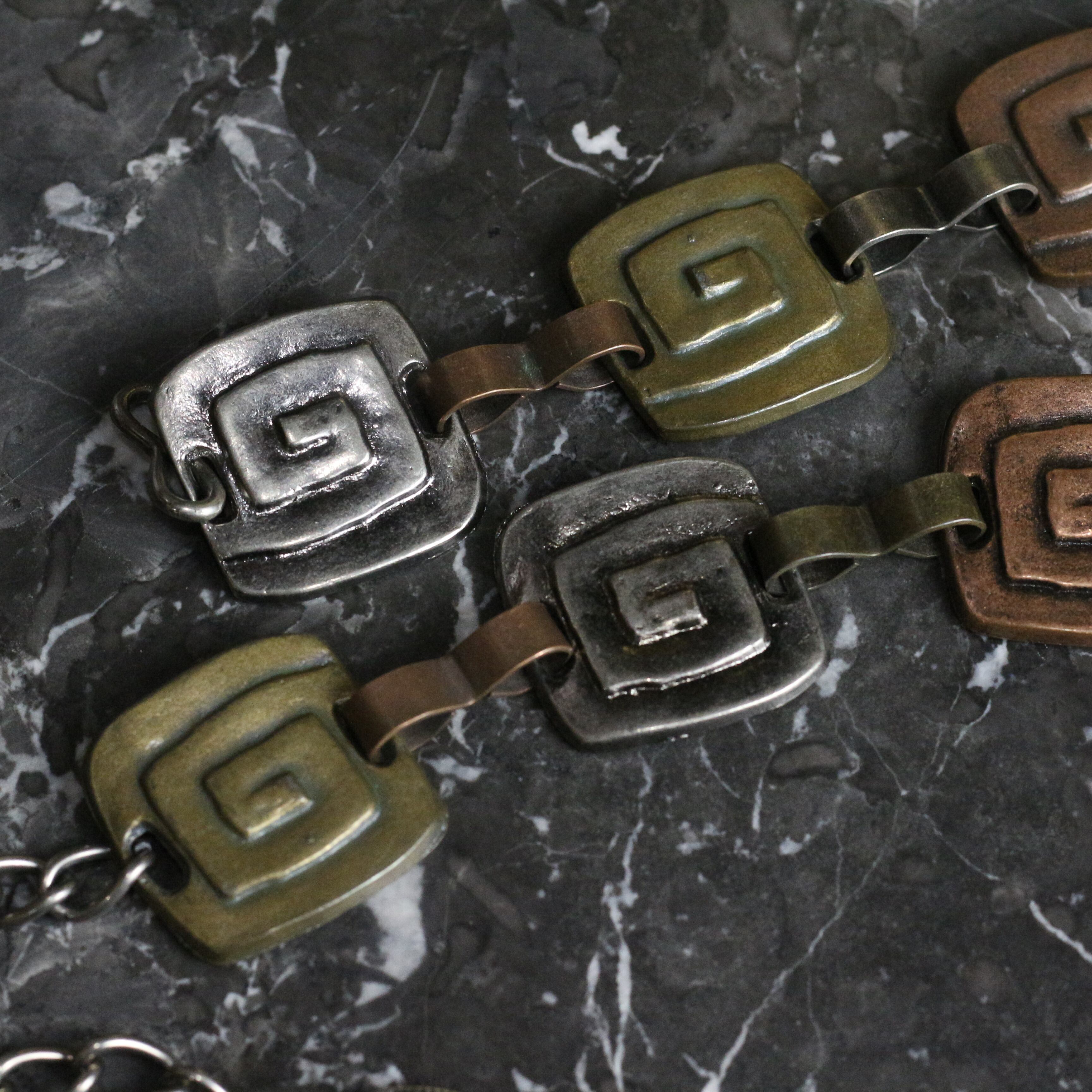 USA VINTAGE DESIGN CHAIN BELT/アメリカ古着デザインチェーン