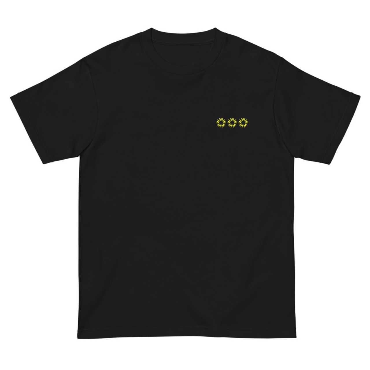 【全4色】Mitsuboshi Logo Tee (Yellow Logo)